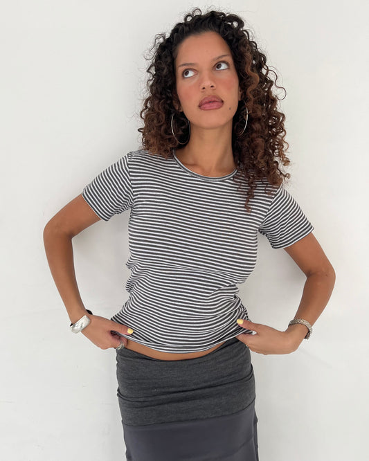striped tee, S