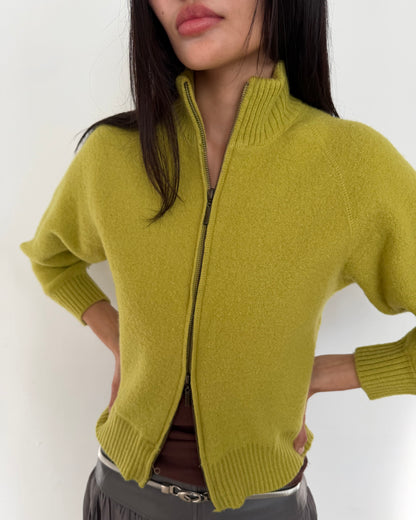 wool zip up