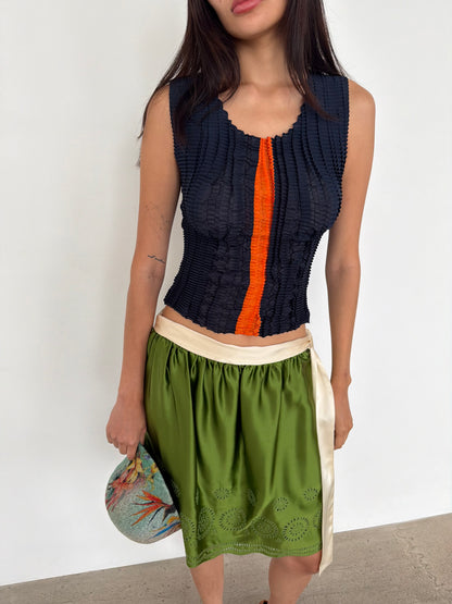 silk skirt