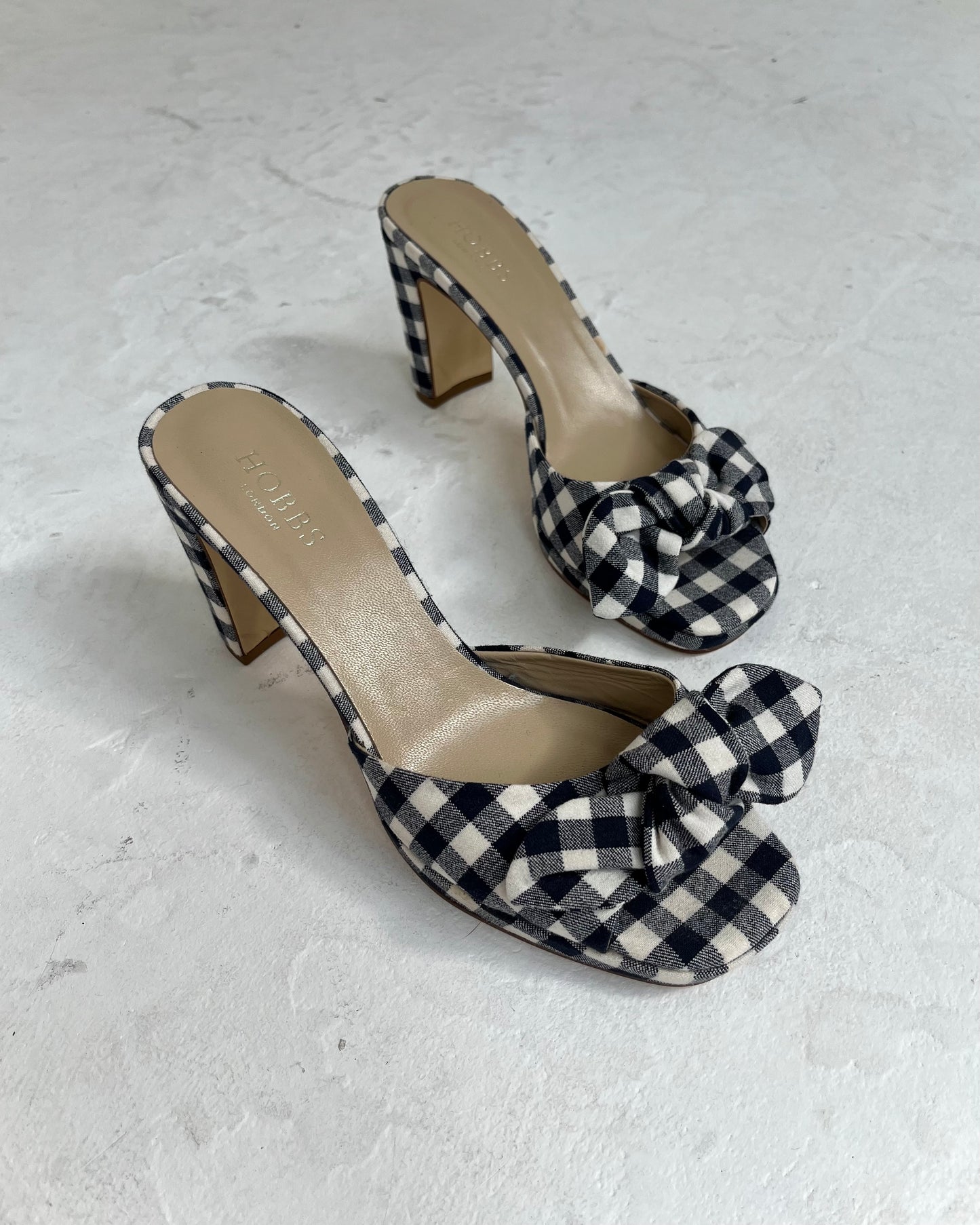 gingham heels, UK 7