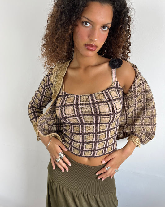 two-piece top, S