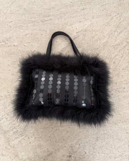 ostrich feather bag