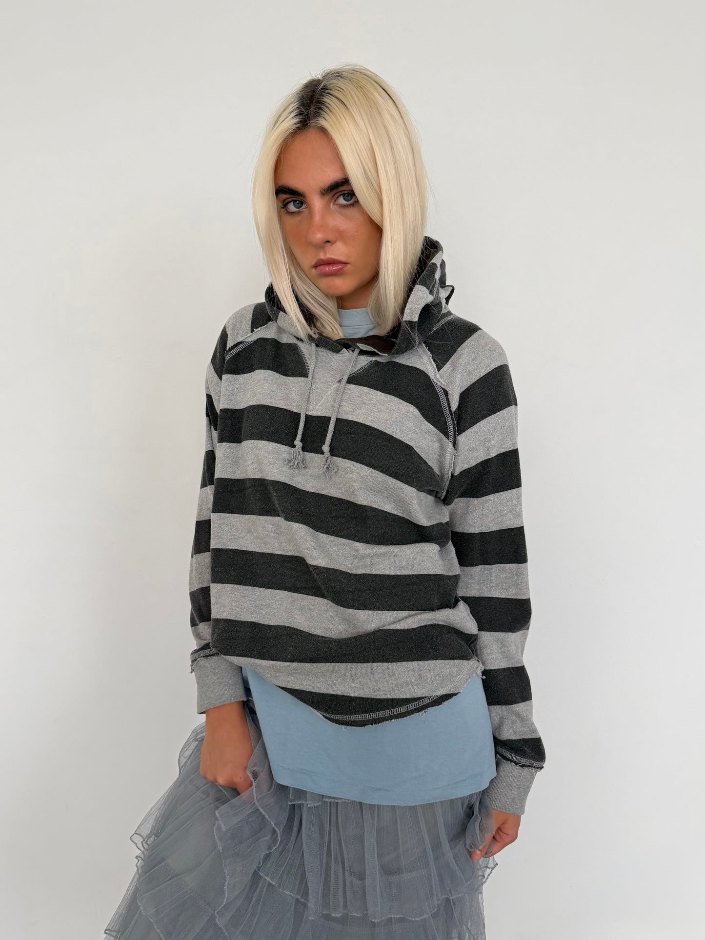 striped hoodie