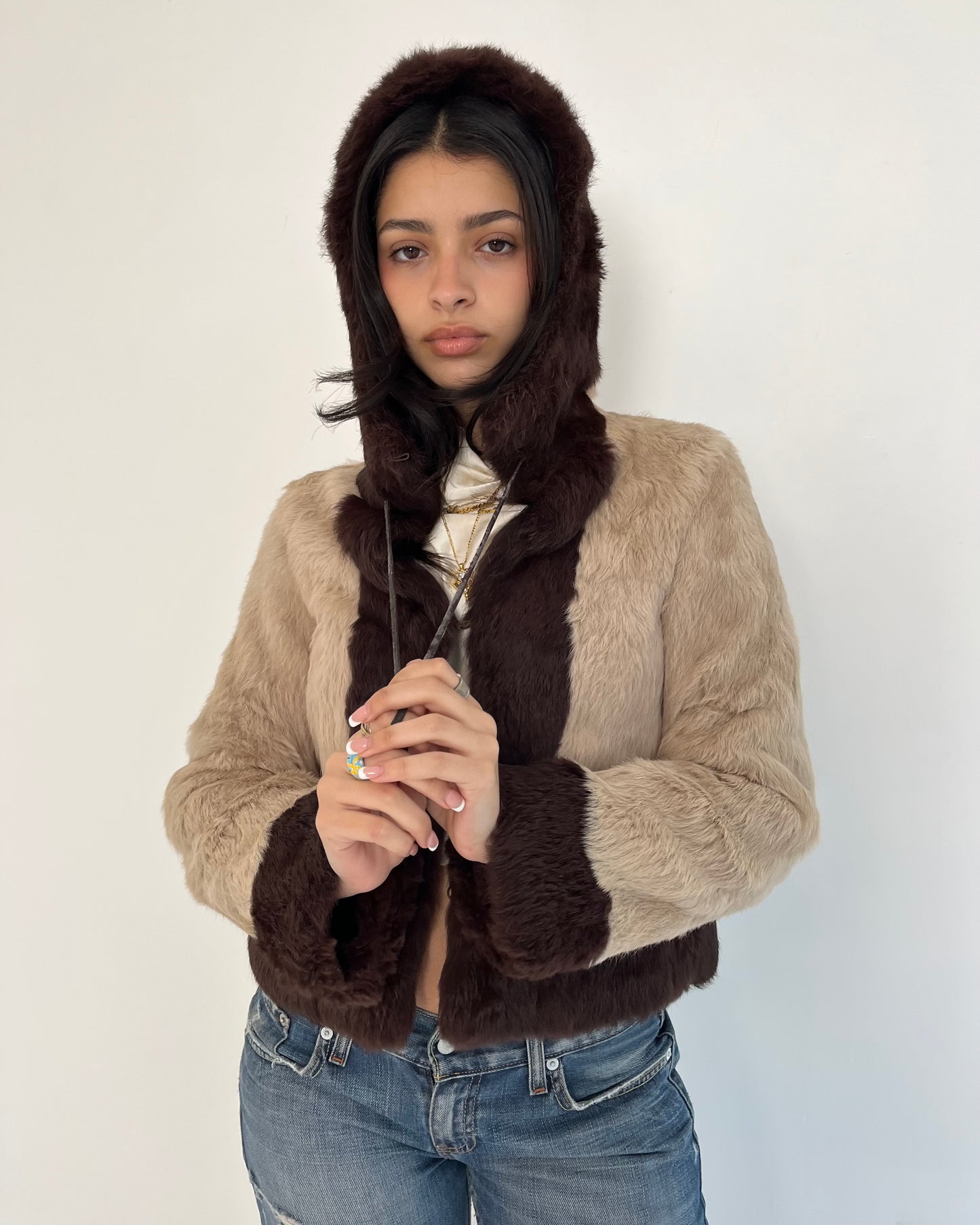fur jacket, S