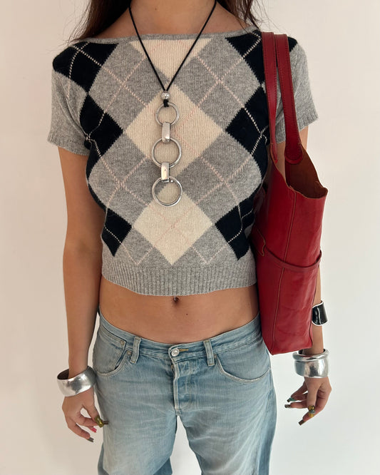 argyle knit