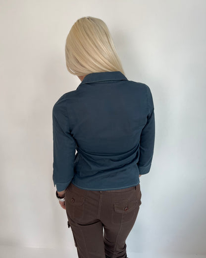 ruched shirt, S
