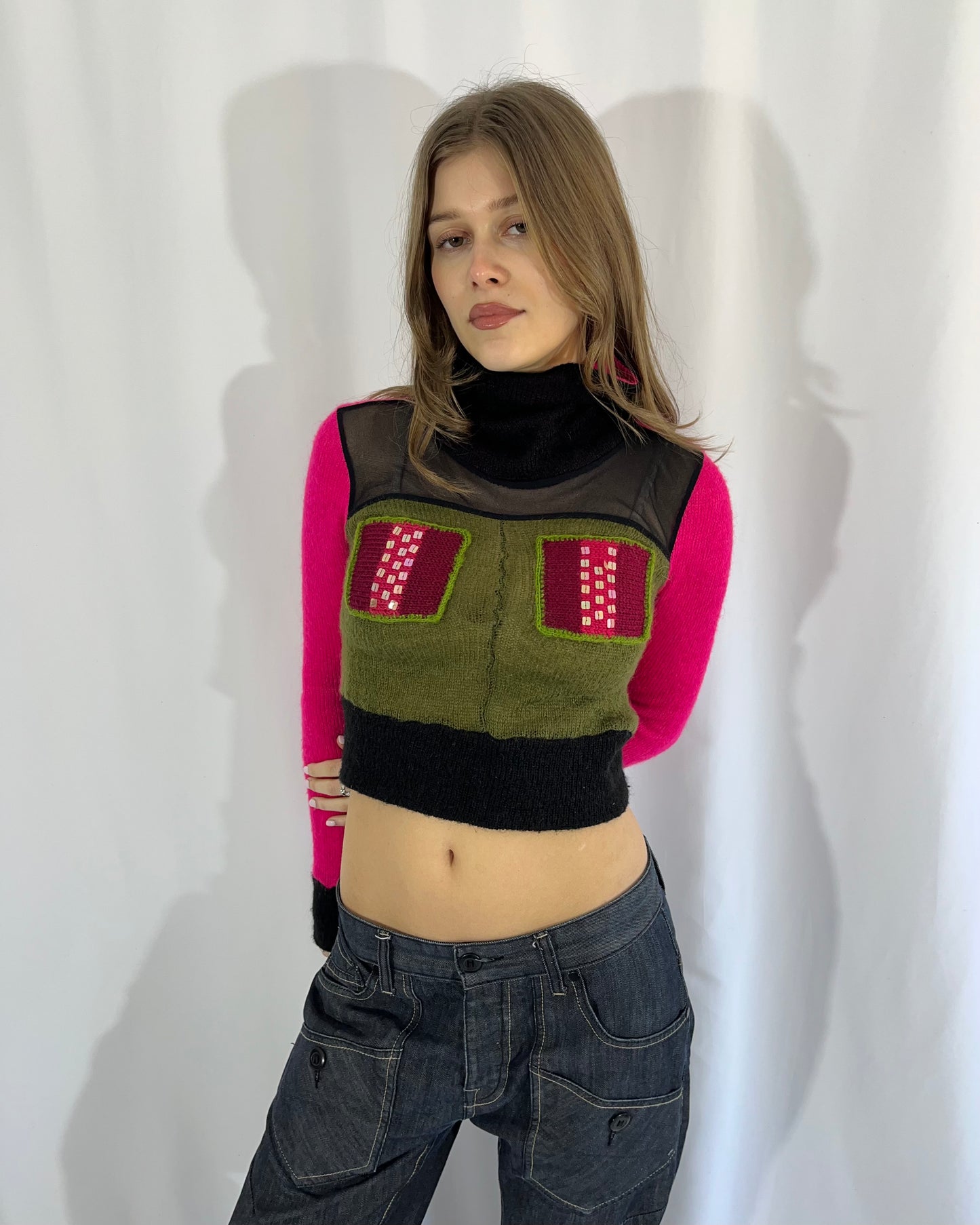mohair top, S