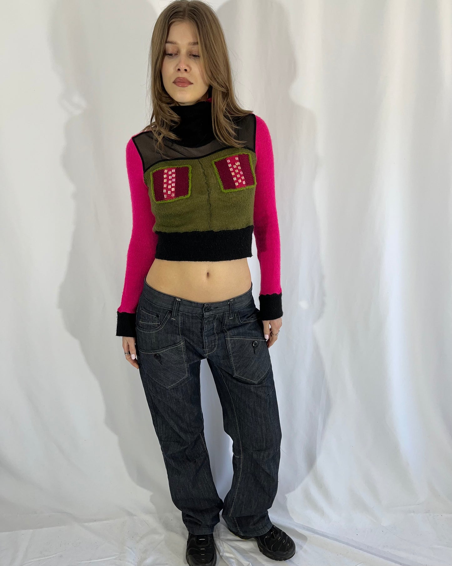 mohair top, S