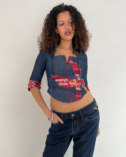 embroidered jacket, S