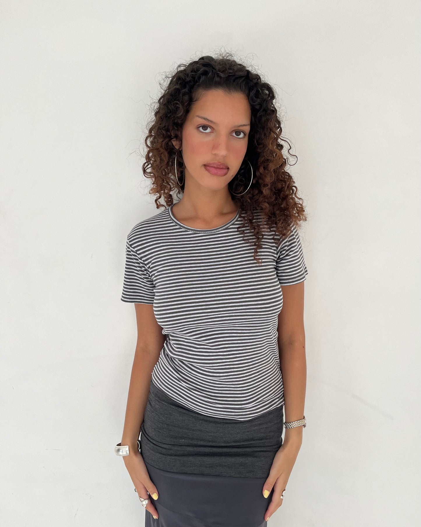 striped tee, S