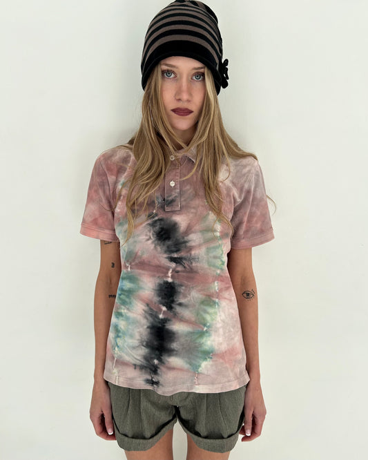 tie-dye polo