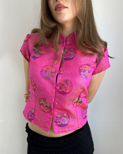 embroidered top, S/M
