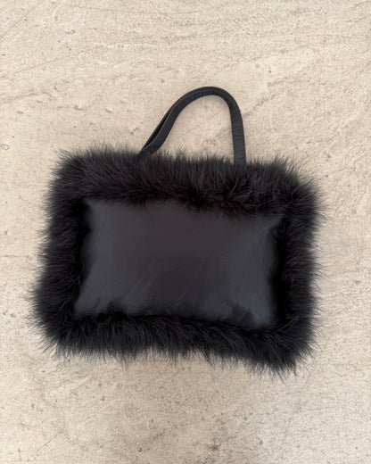ostrich feather bag