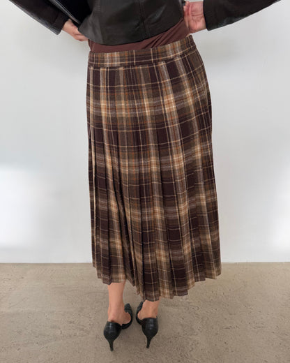 80s tartan skirt