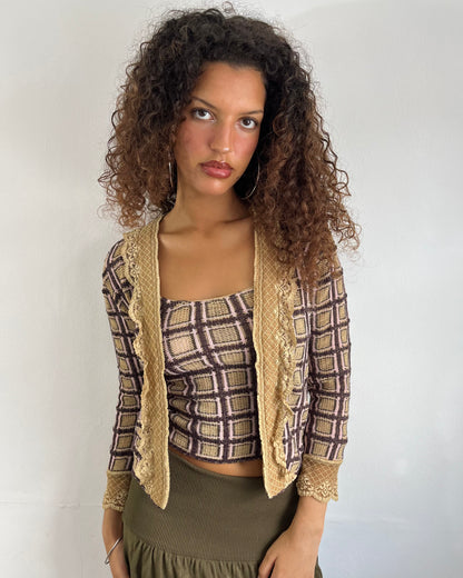 two-piece top, S