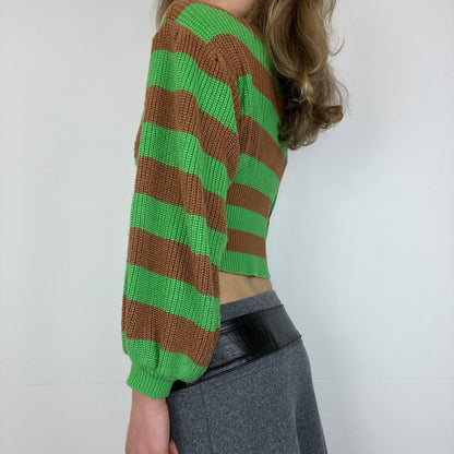 striped jumper, S