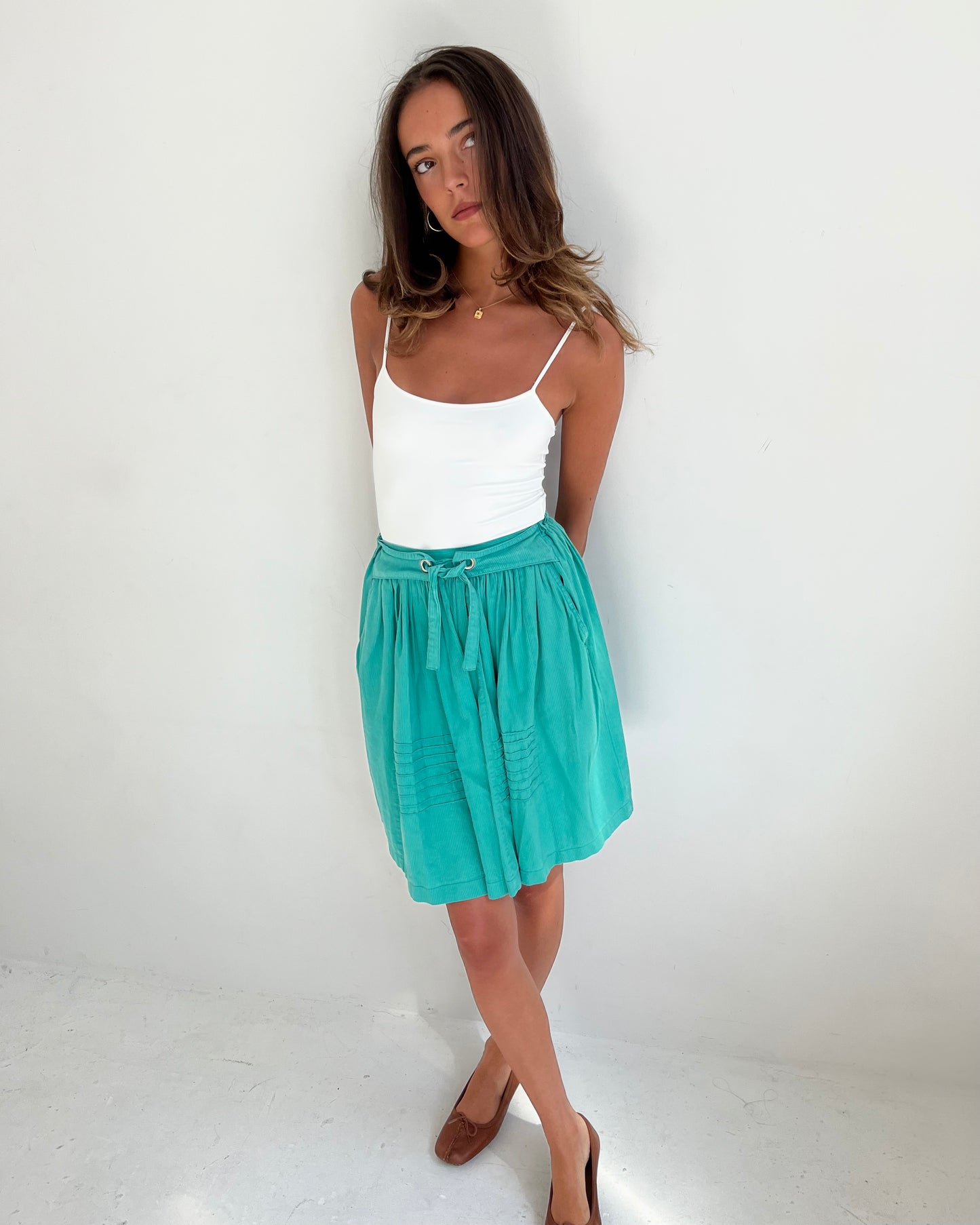pinstriped skirt, XS