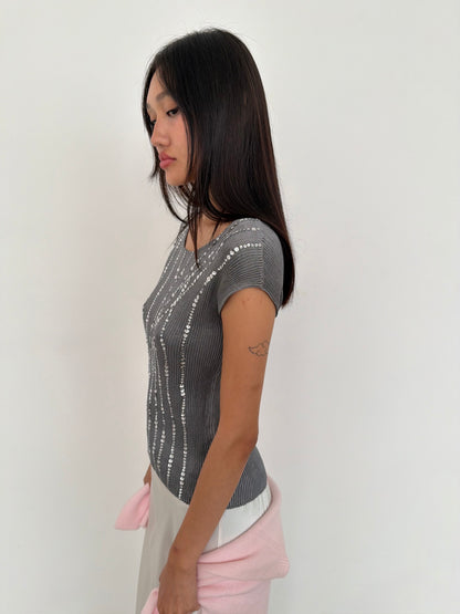 sequin top