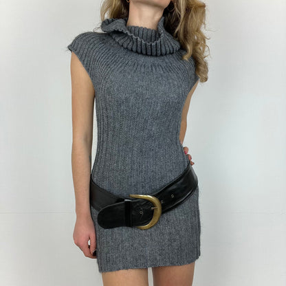 mohair turtleneck dress, S