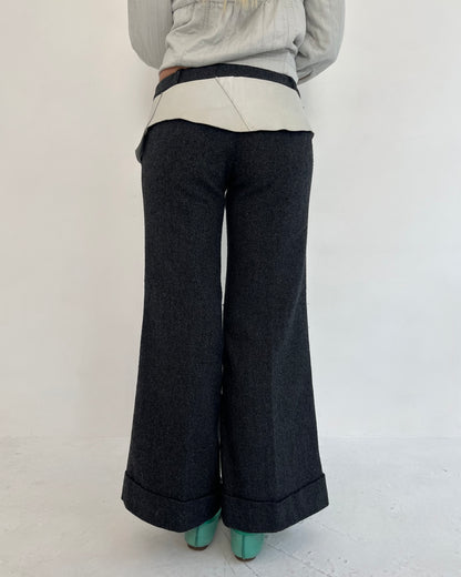 wool trousers, S