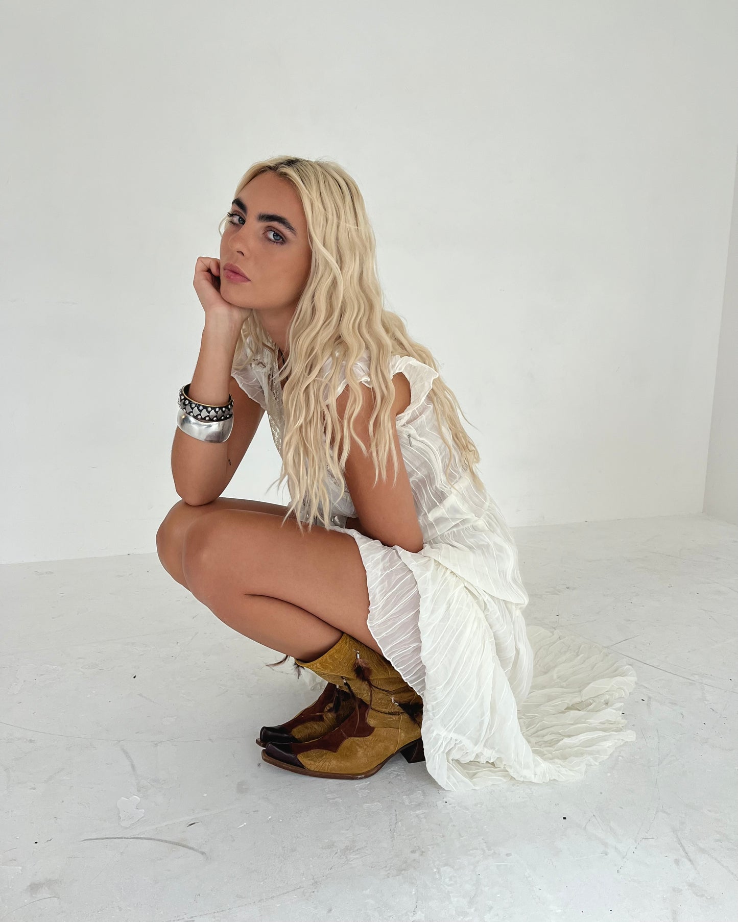 boho dress, L