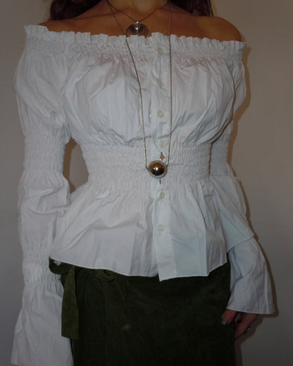 ruched shirt, one size