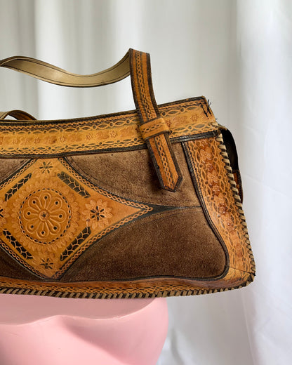 70s leather bag