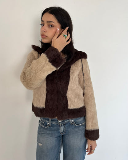 fur jacket, S