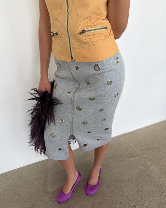 eyelet skirt