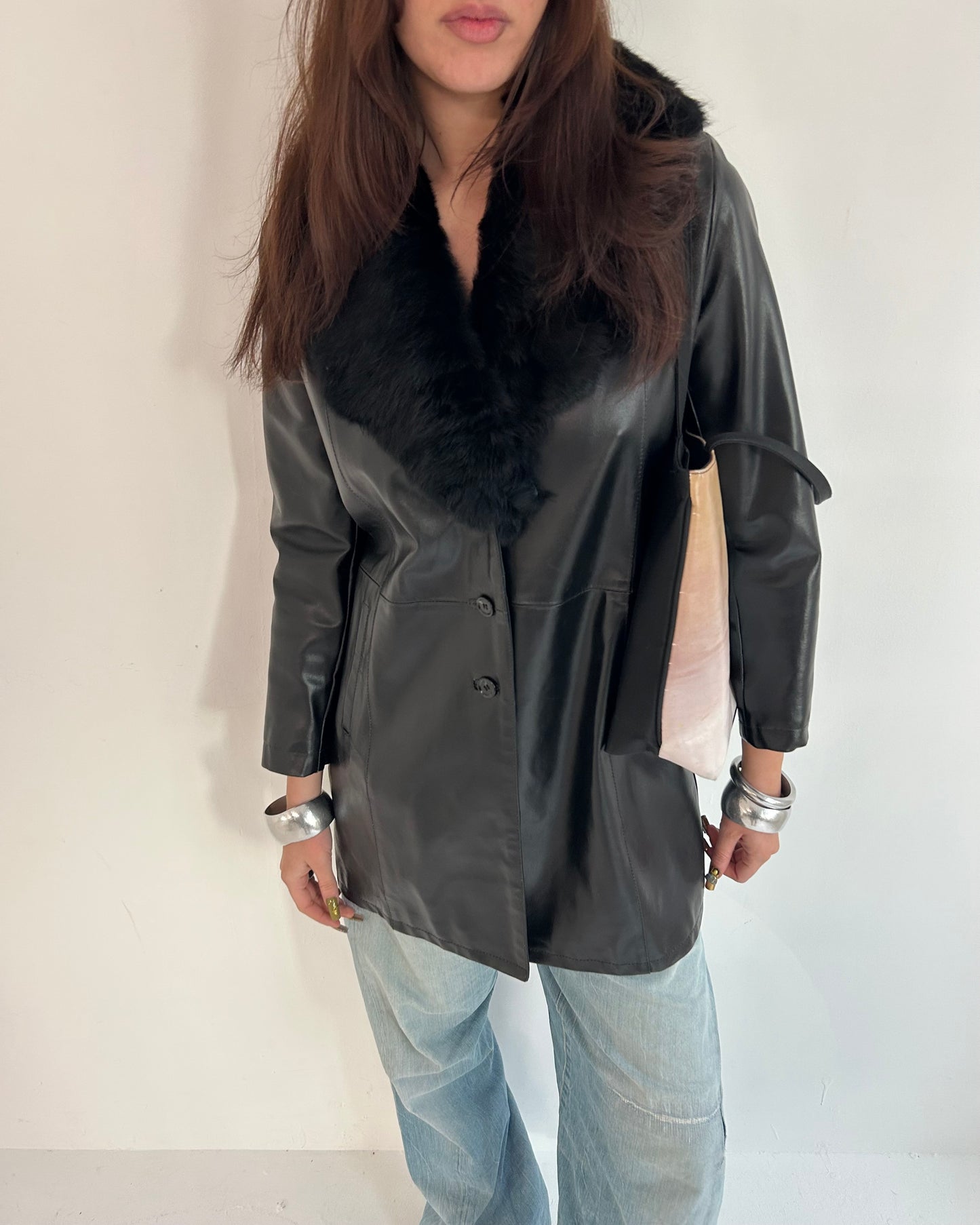 leather coat