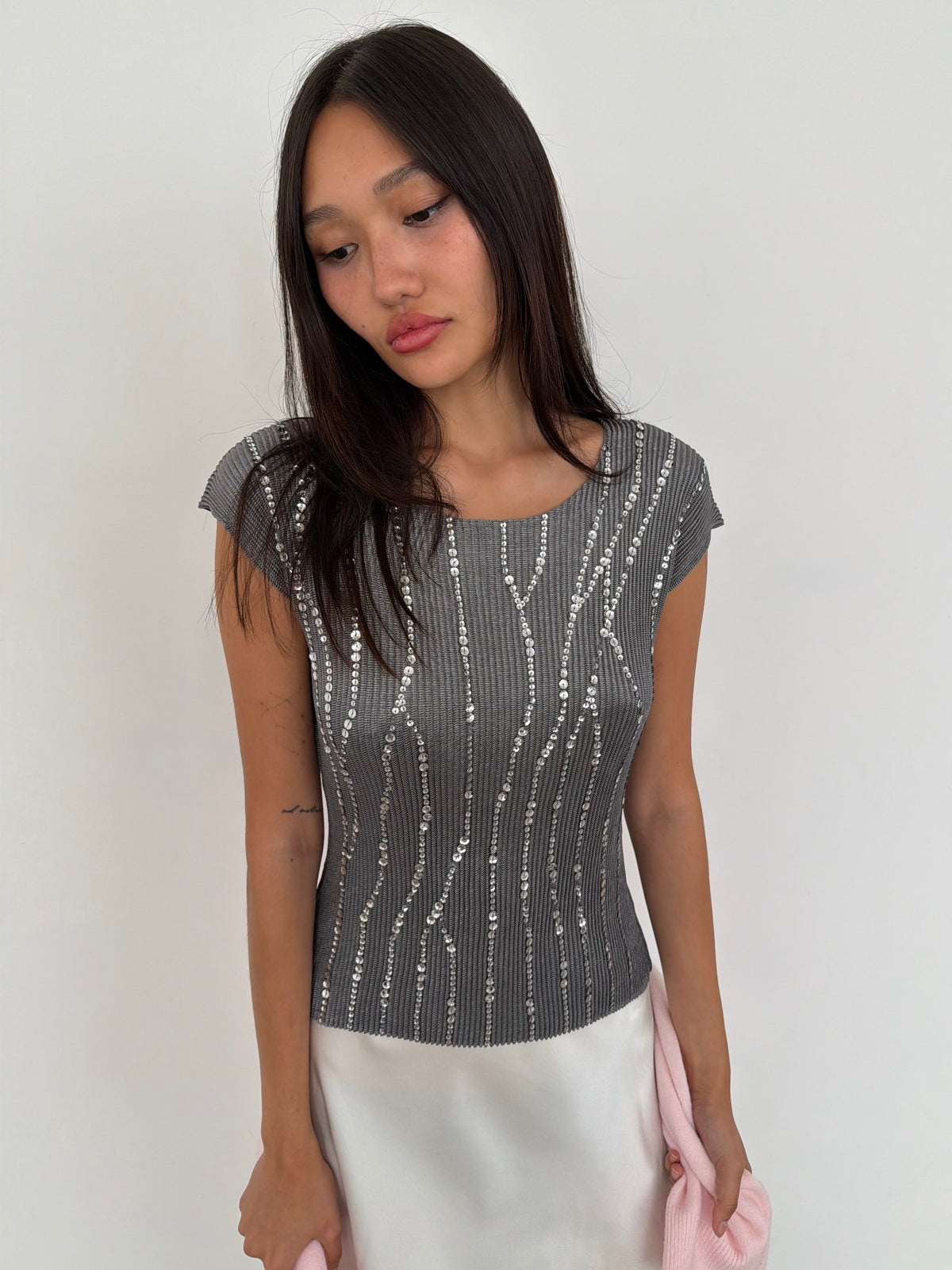 sequin top