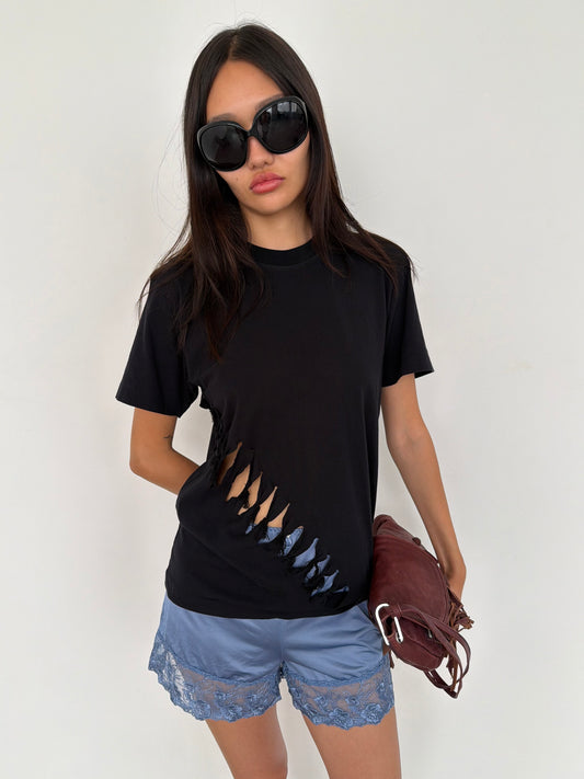 distressed tee
