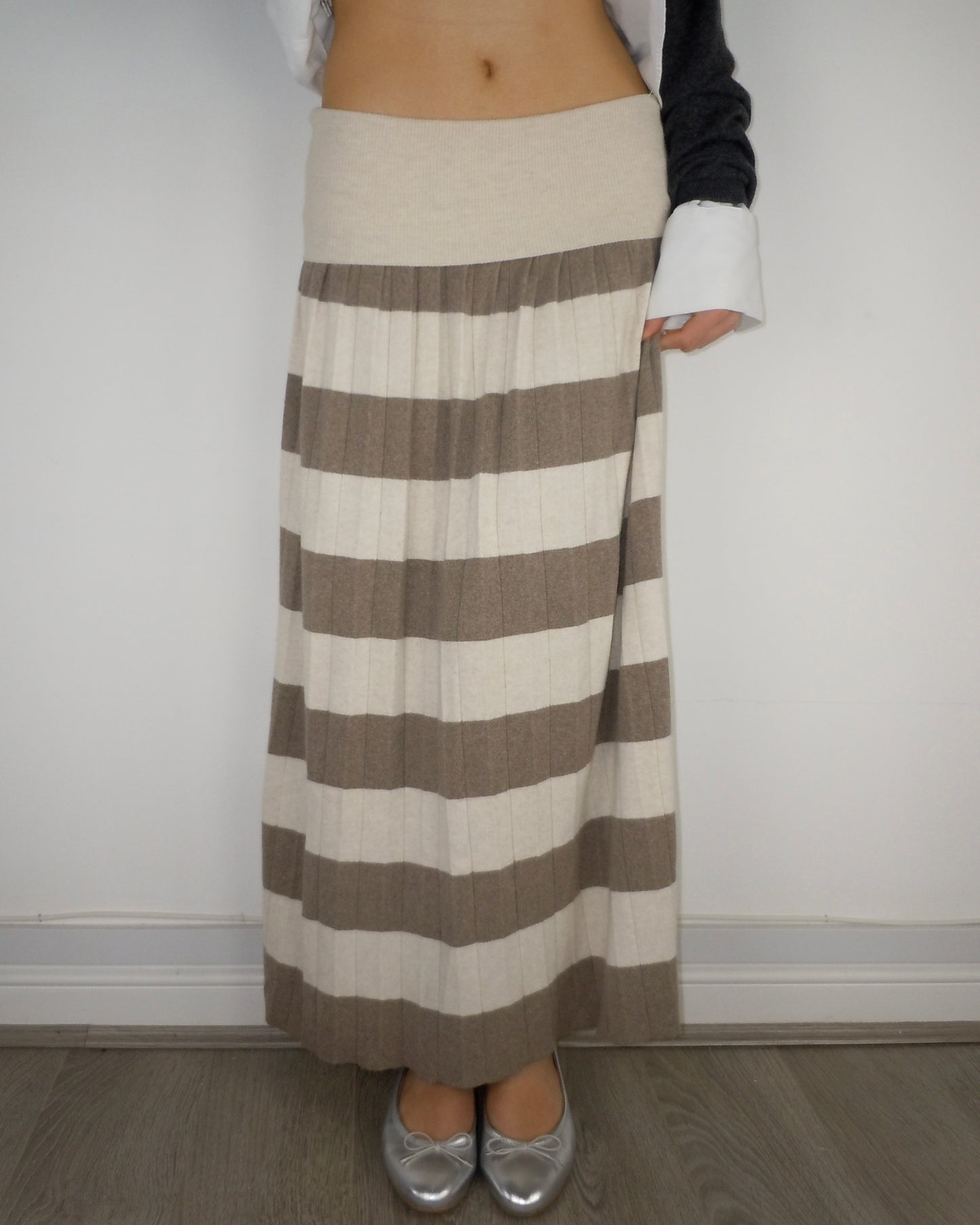 striped skirt, S-M