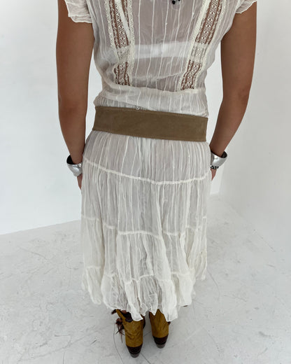 suede belt