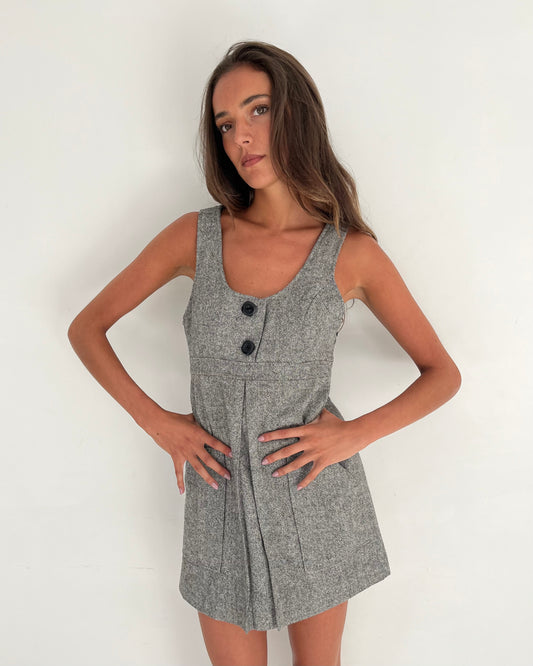 pinafore dress, S