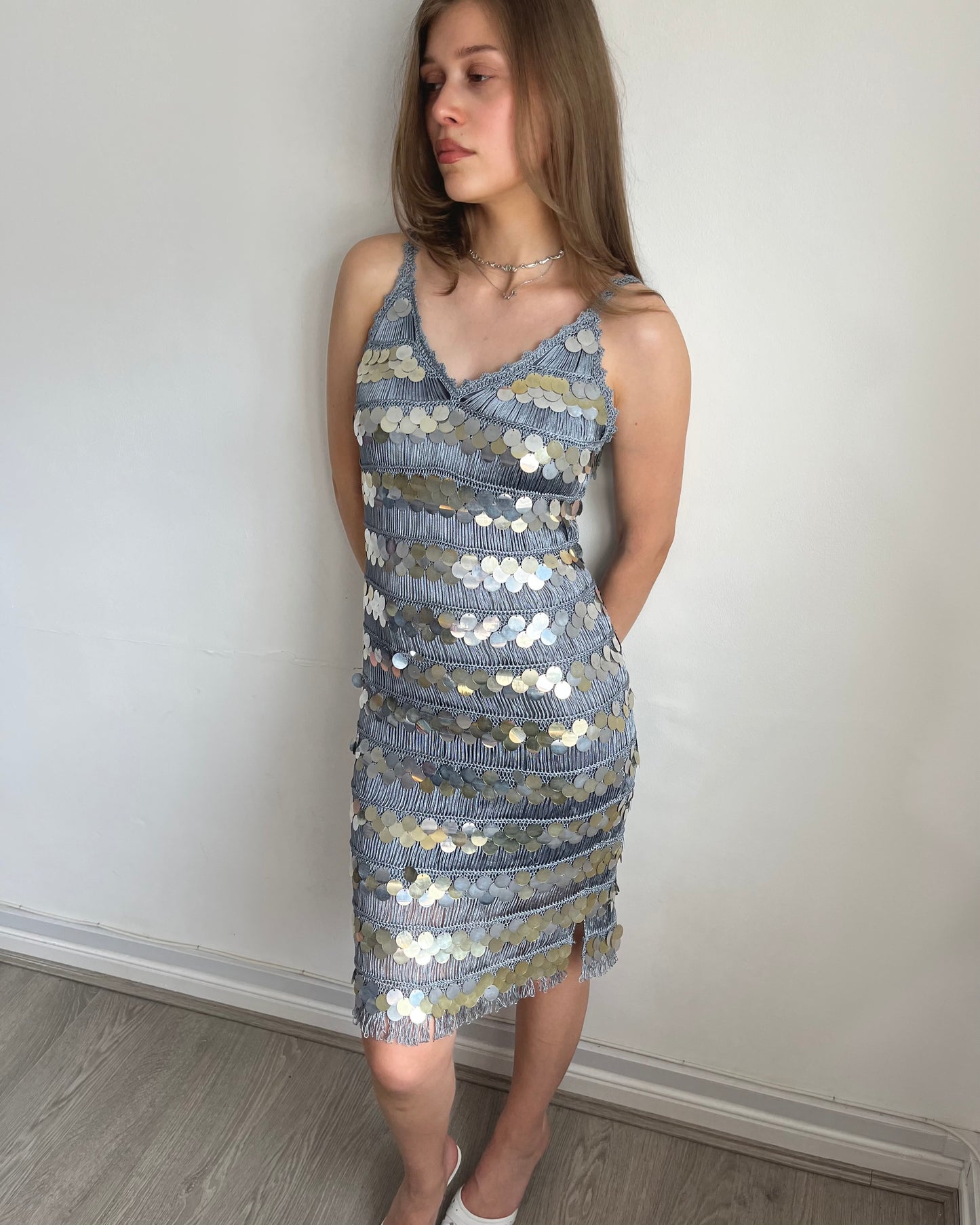 sequin dress, S