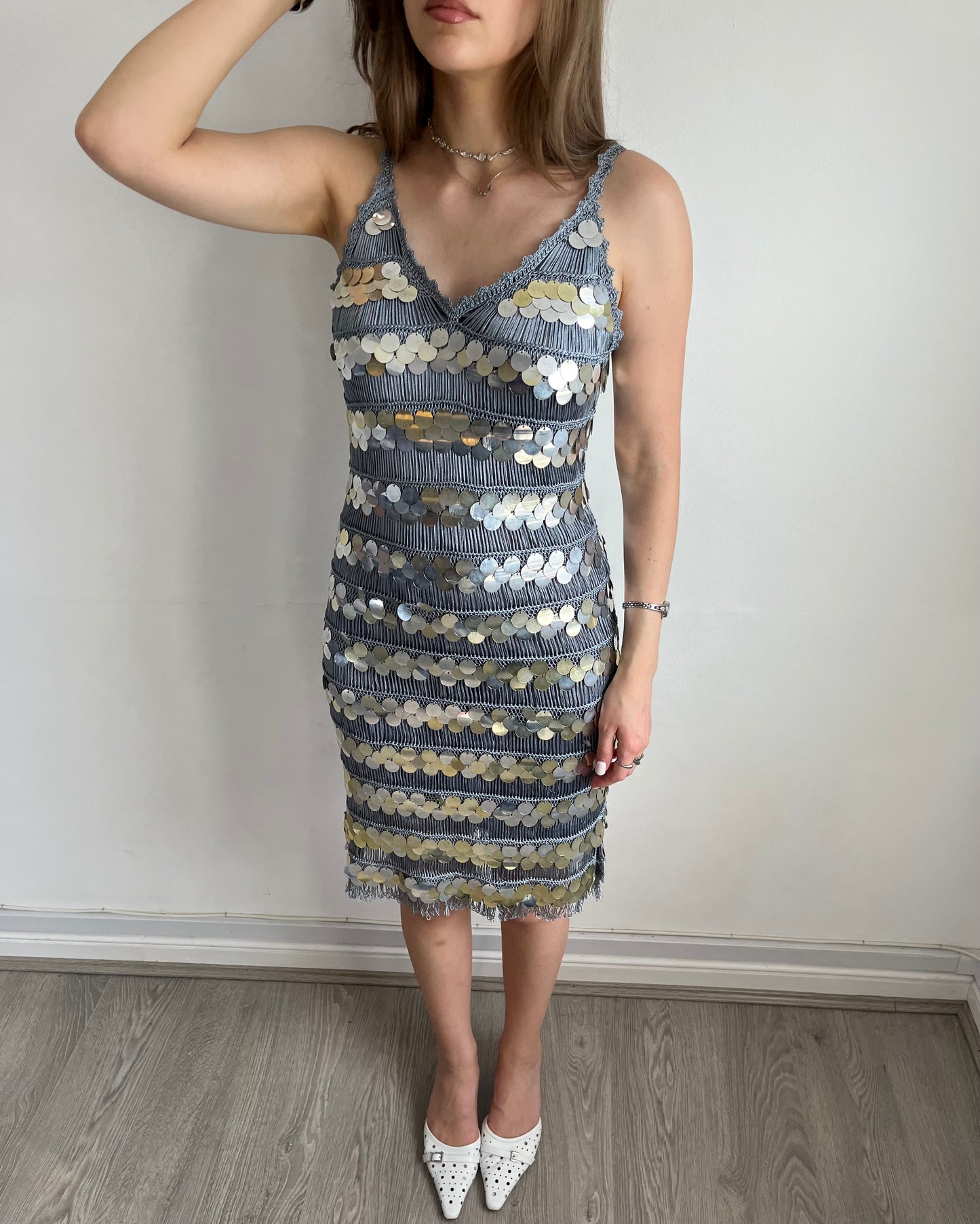 sequin dress, S