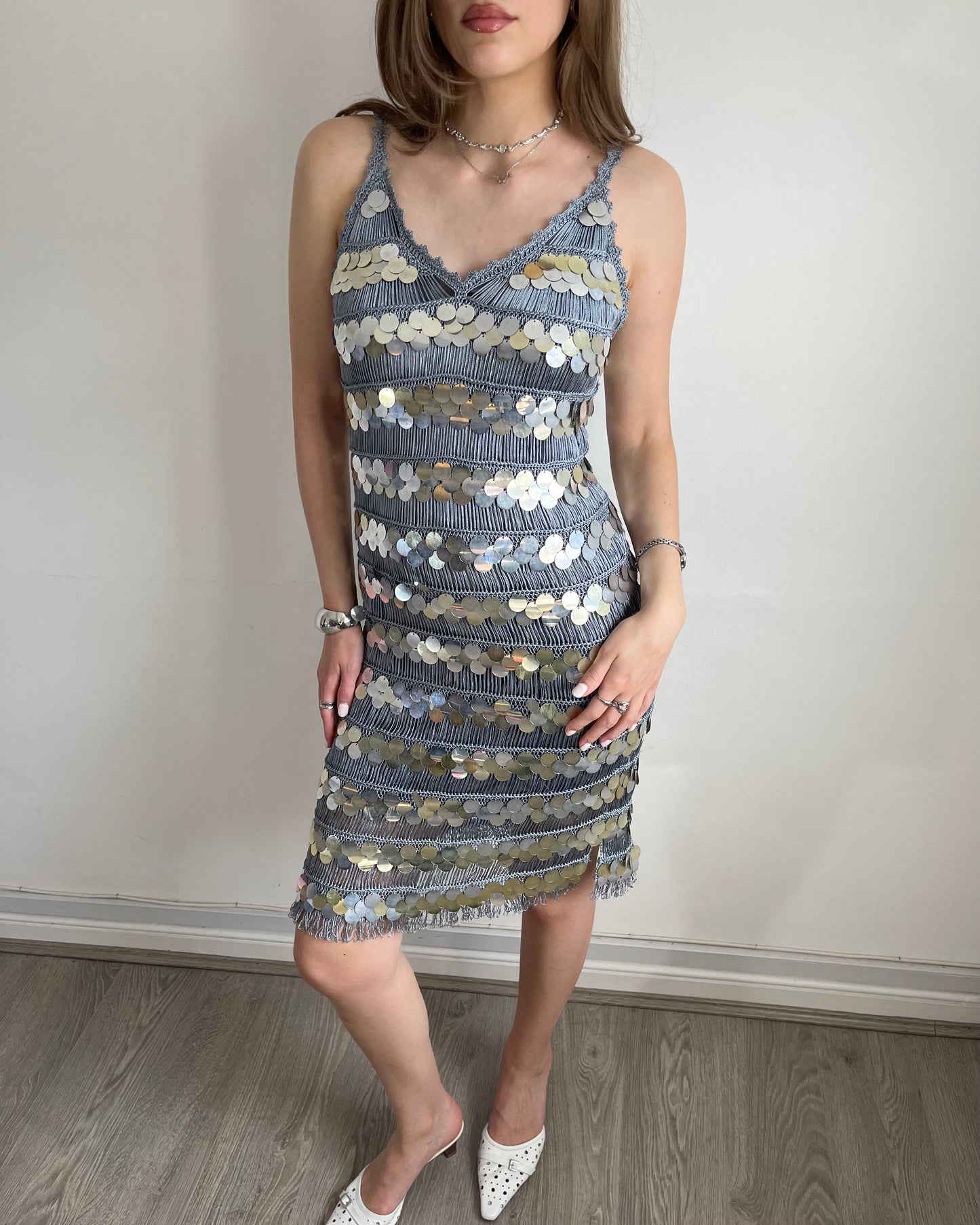 sequin dress, S