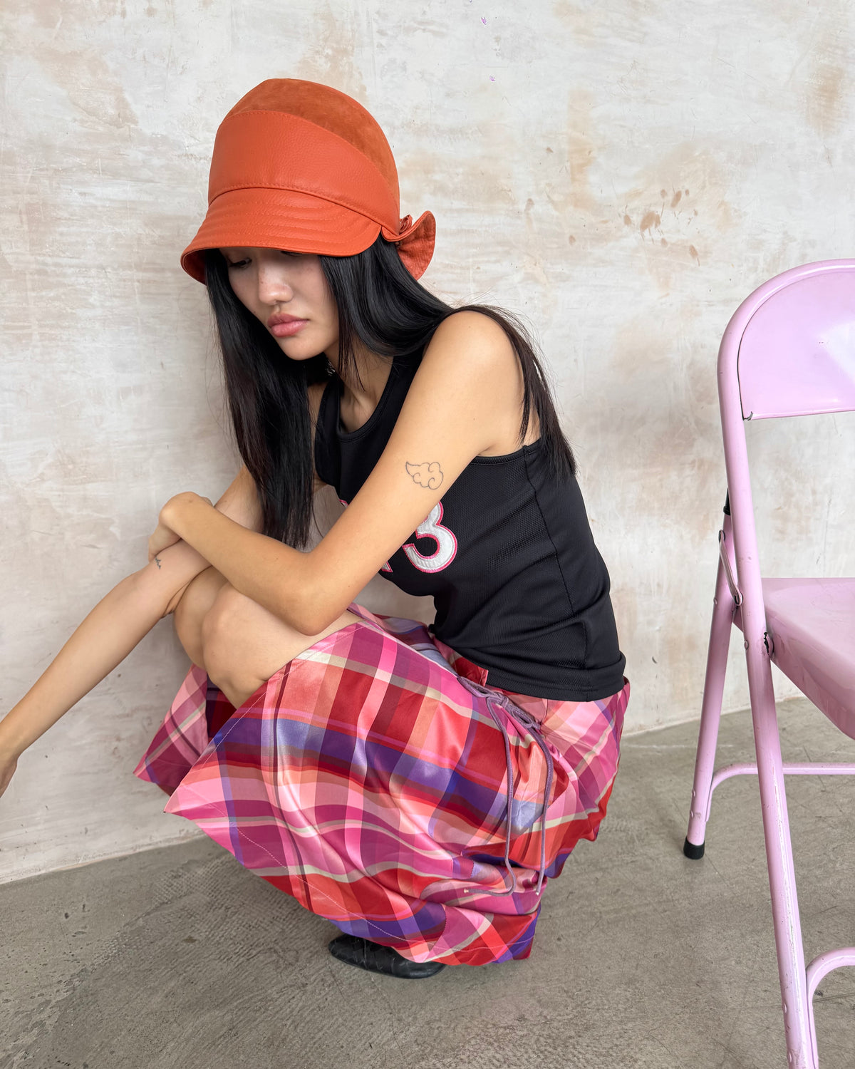 tartan skirt