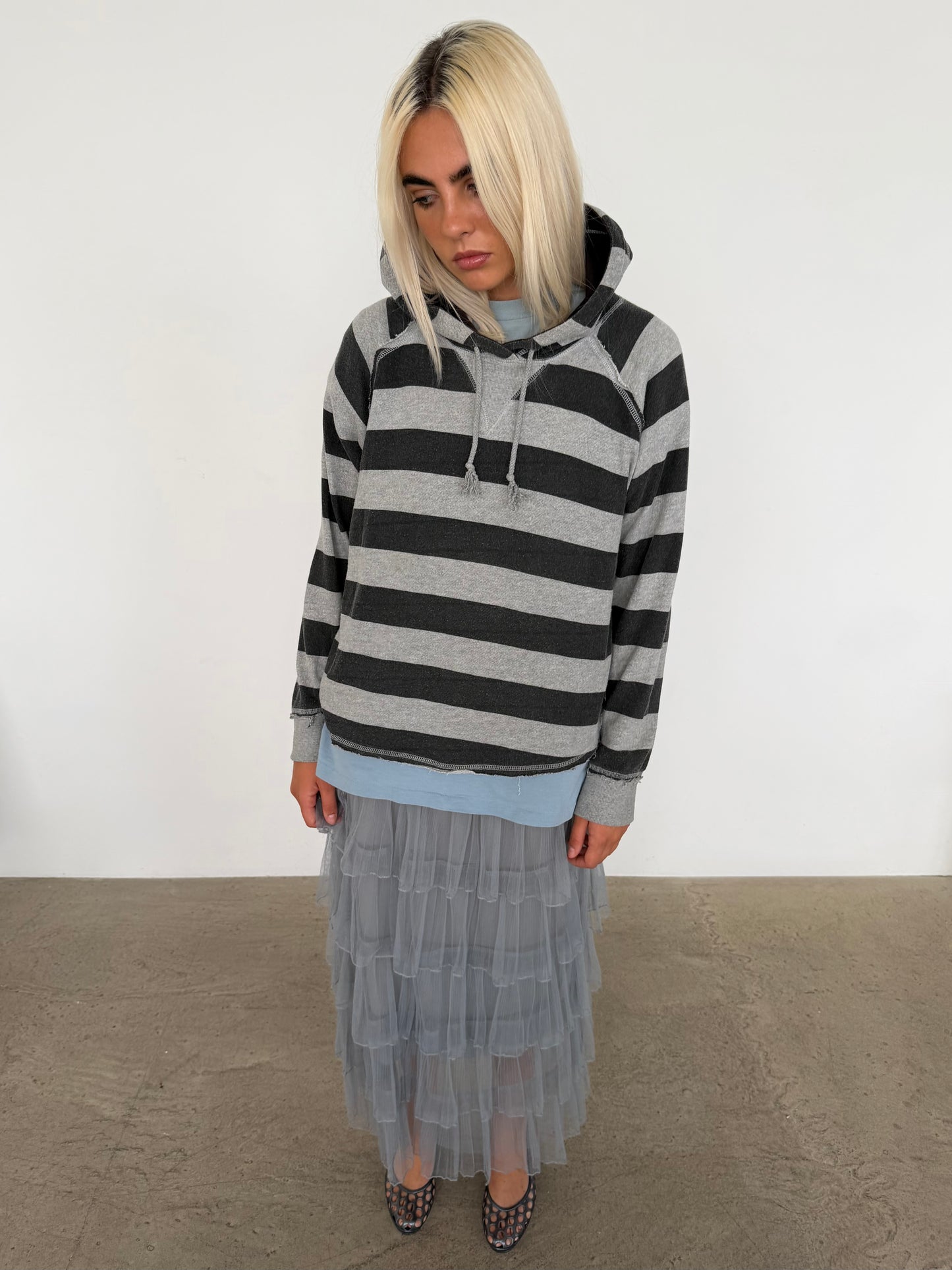 striped hoodie