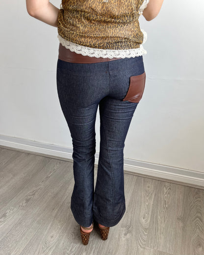 flared jeans, S