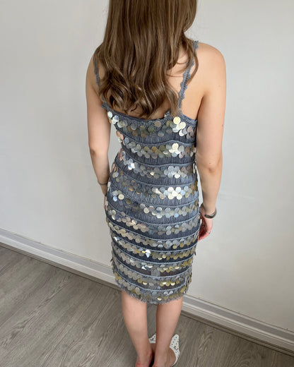 sequin dress, S