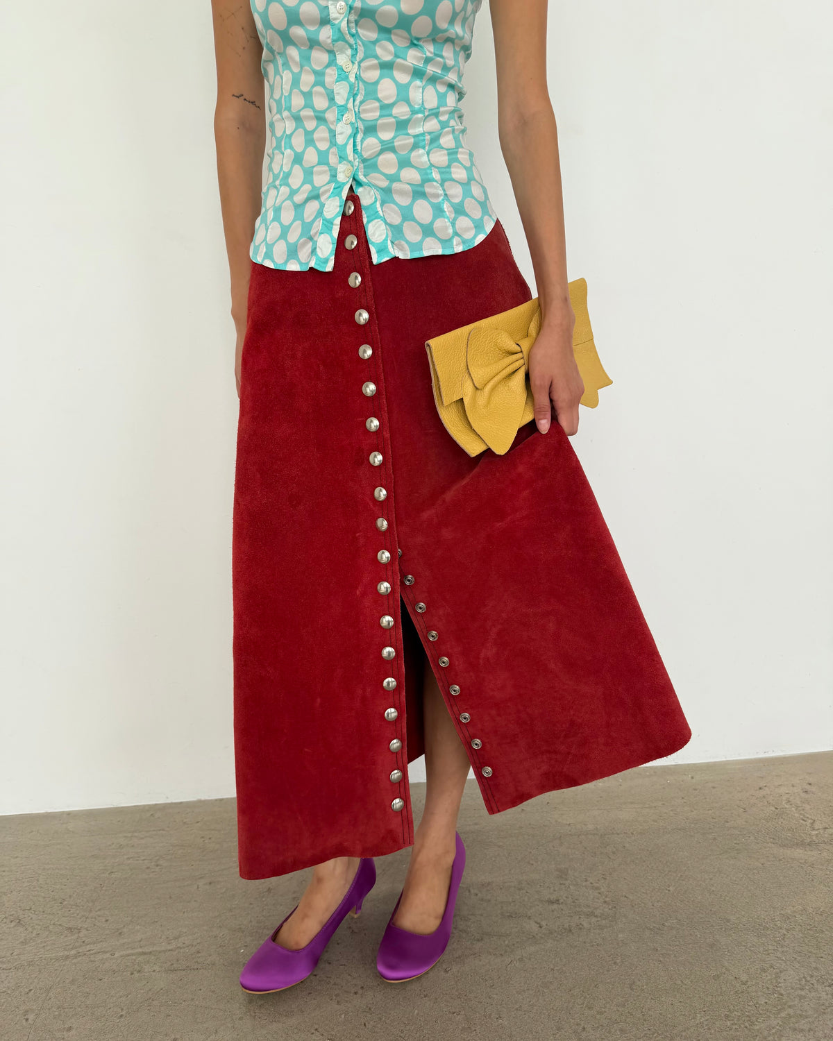suede skirt
