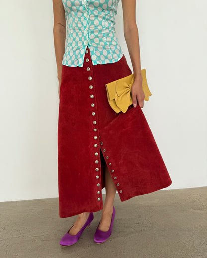suede skirt
