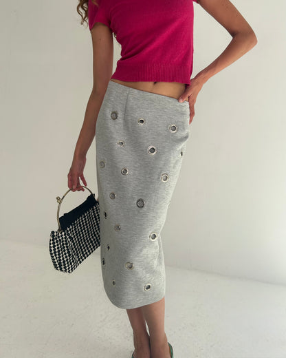 eyelet skirt