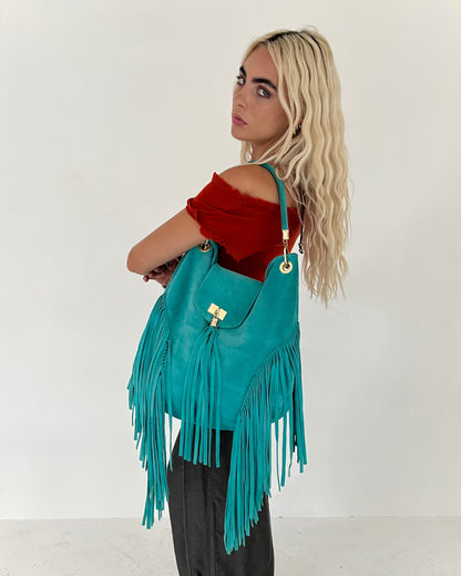 suede bag