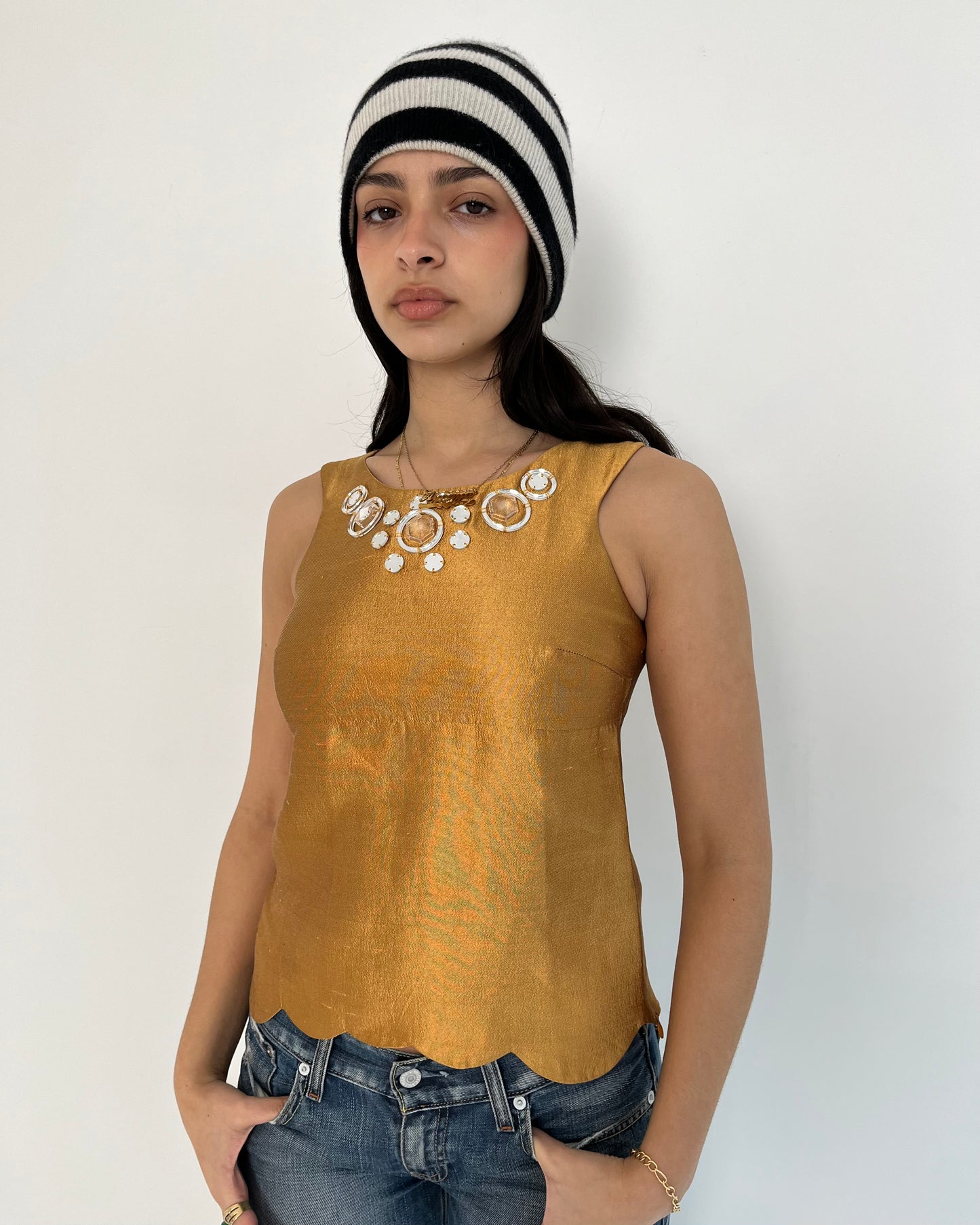 Miu Miu silk top, S