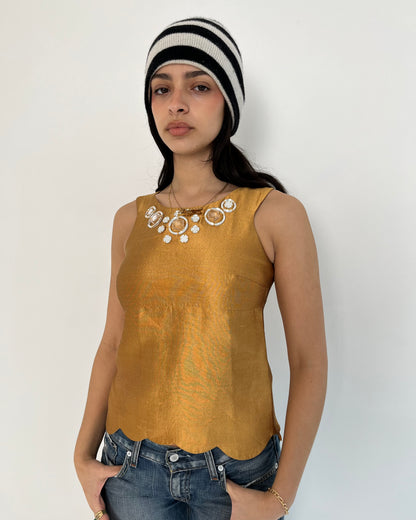 Miu Miu silk top, S