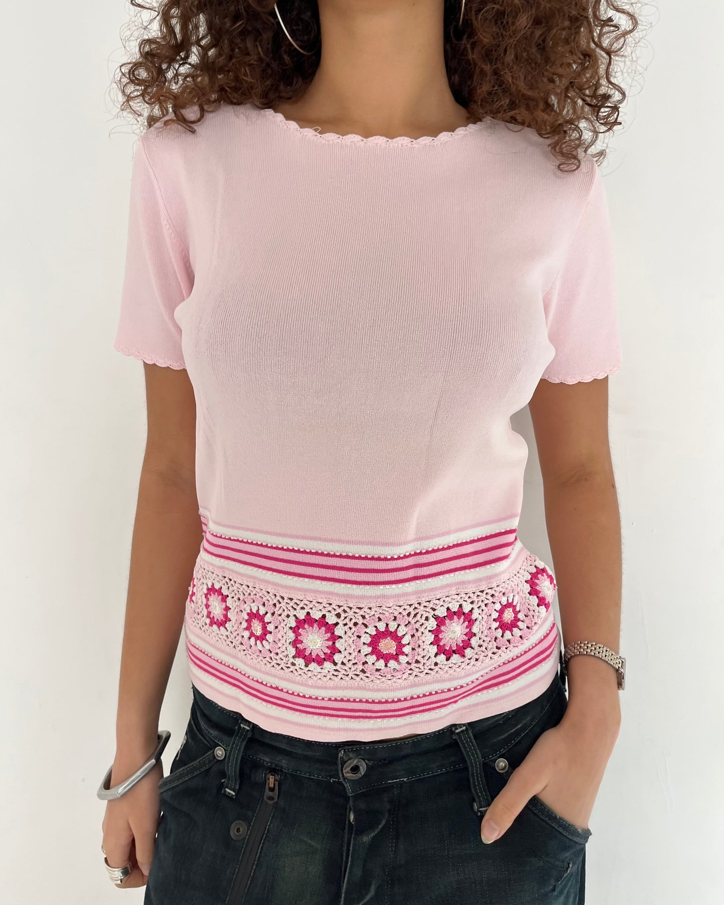 crochet knit, S