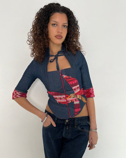 embroidered jacket, S